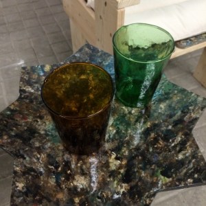 GGRIL Cups on an Eco-board table